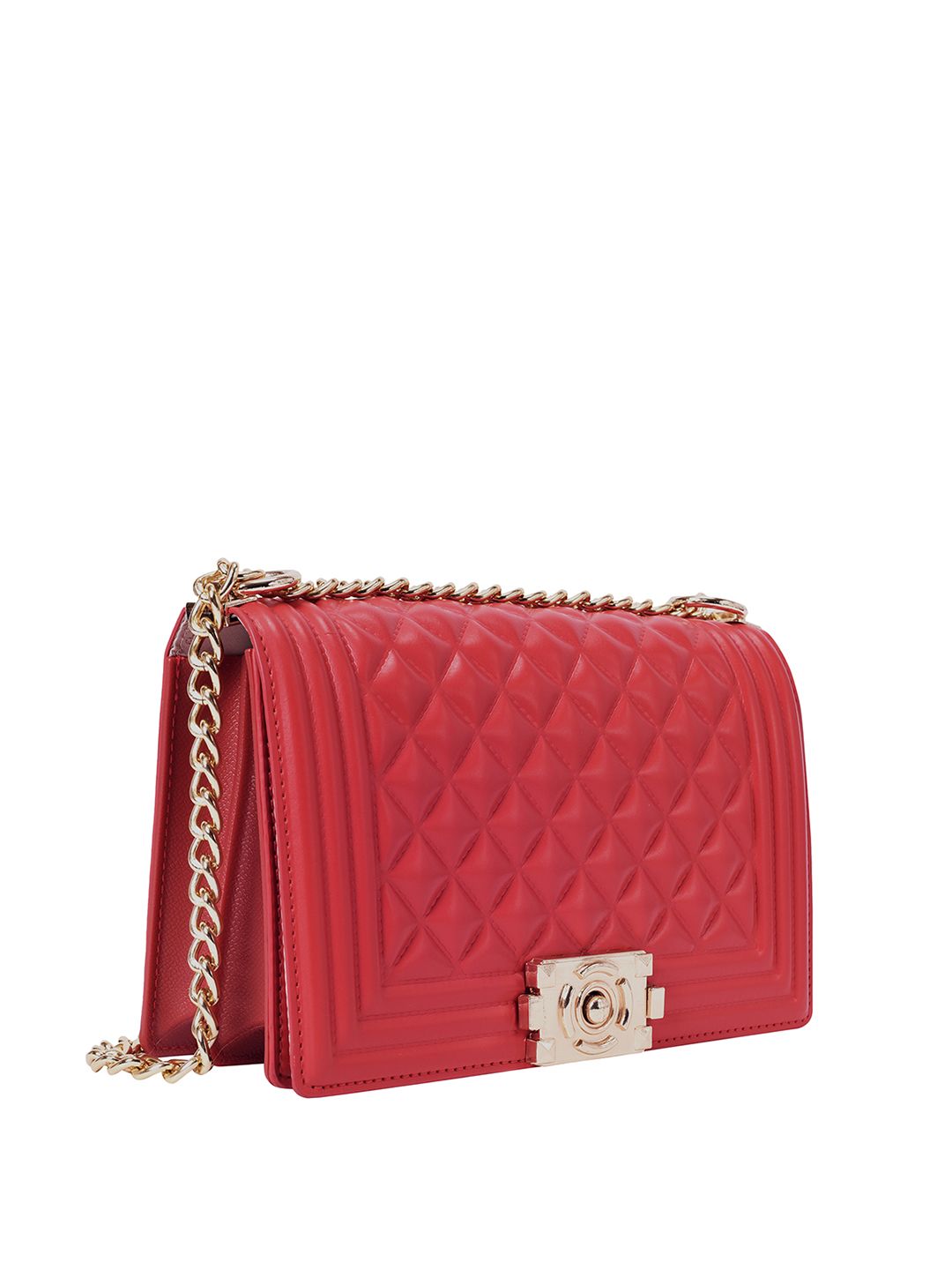 Lino Perros Quilted Structured Shoulder Bag