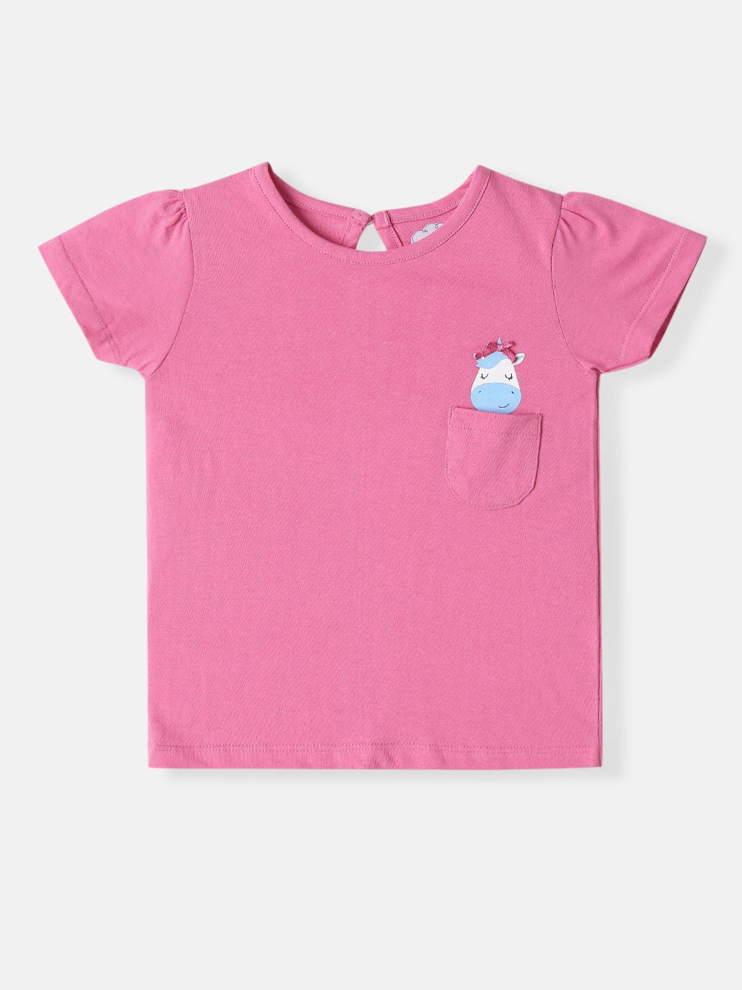Nauti Nati Girls Cotton Printed Pack of 2 Top