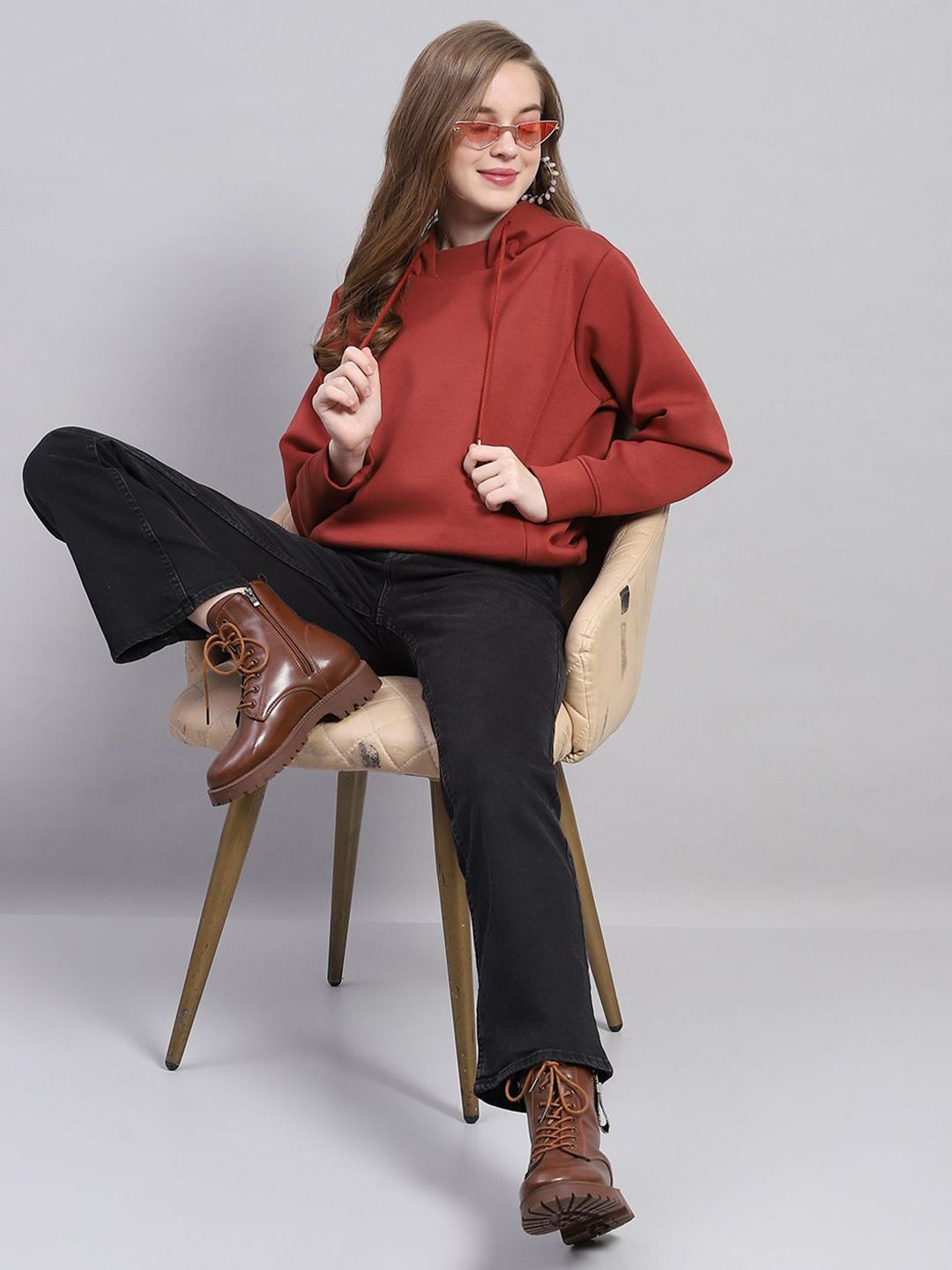 Monte Carlo Women Hooded Long Sleeves Sweatshirt