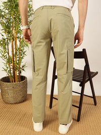 Thomas Scott Men Smart Easy Wash Cargo Trousers