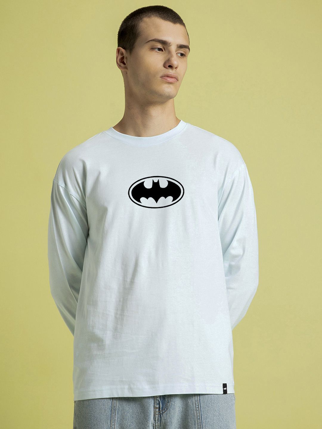 Bewakoof DC Batman Men's Graphic Oversized T-Shirt
