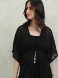 Vishudh Wanita Longline Tie-Up Shrug