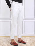 KLOTTHE Men Cotton Slim Fit Formal Trousers