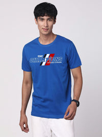 ADRO Men Typography Printed Cotton T-shirt
