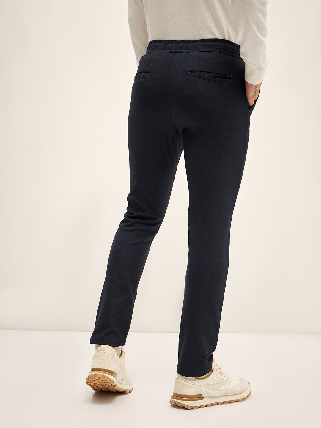 THE BEAR HOUSE Men Slim Fit Joggers Trousers