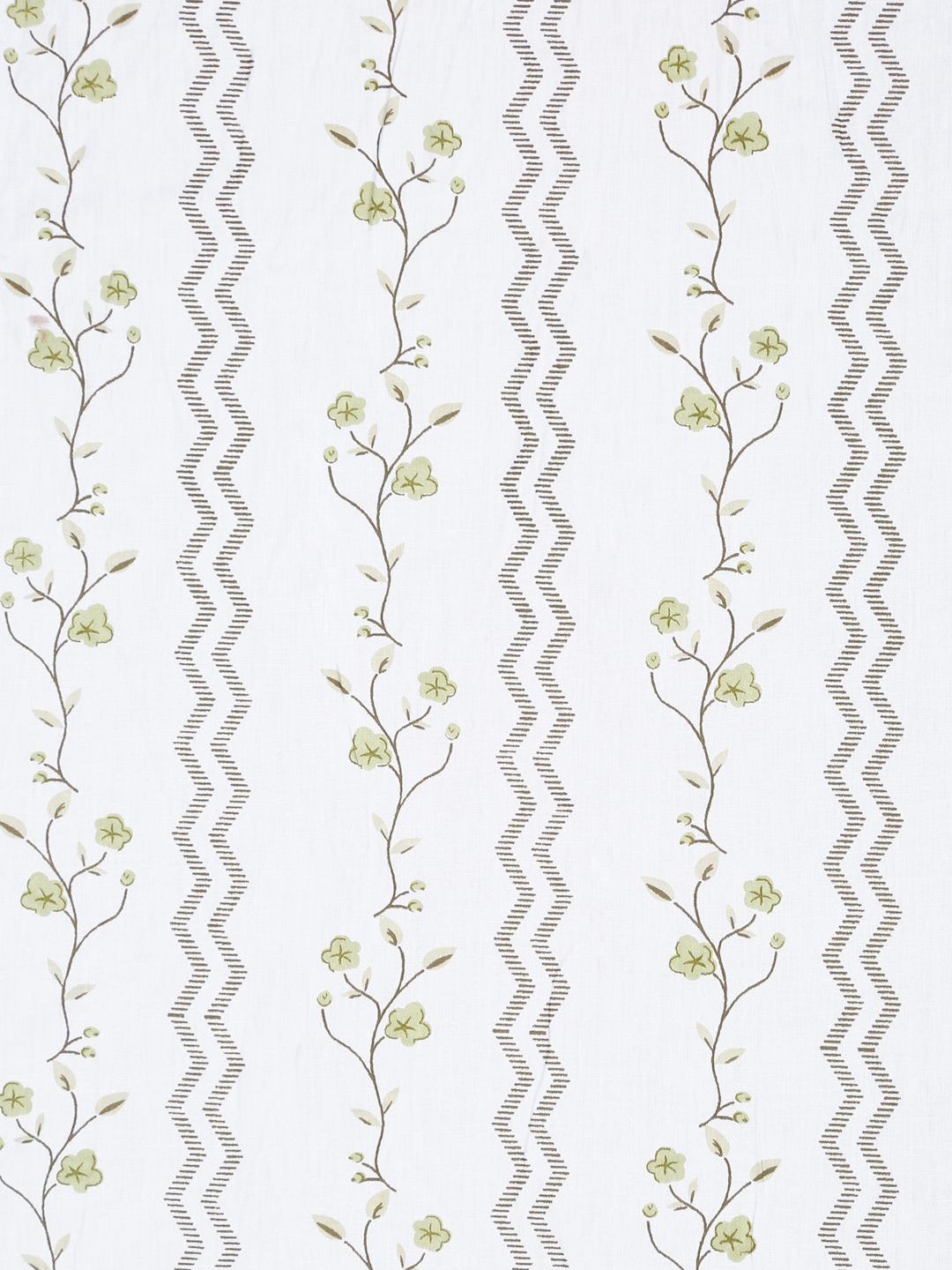 KLOTTHE White Floral Printed Dilengkapi 400 TC Cotton Super King dengan 2 Sarung Bantal