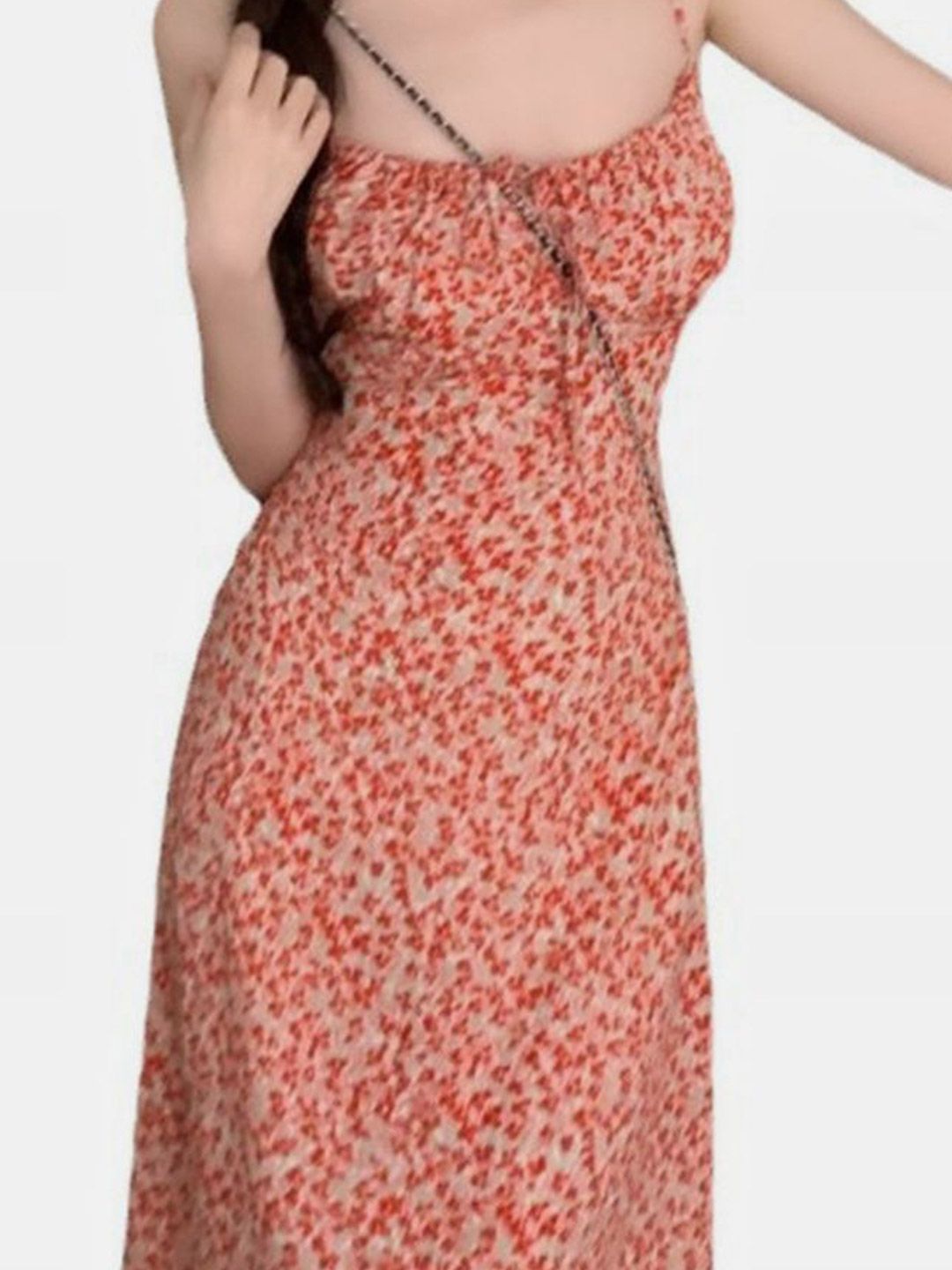 DressBerry Women Floral Printed Fit & Flare Midi Dress