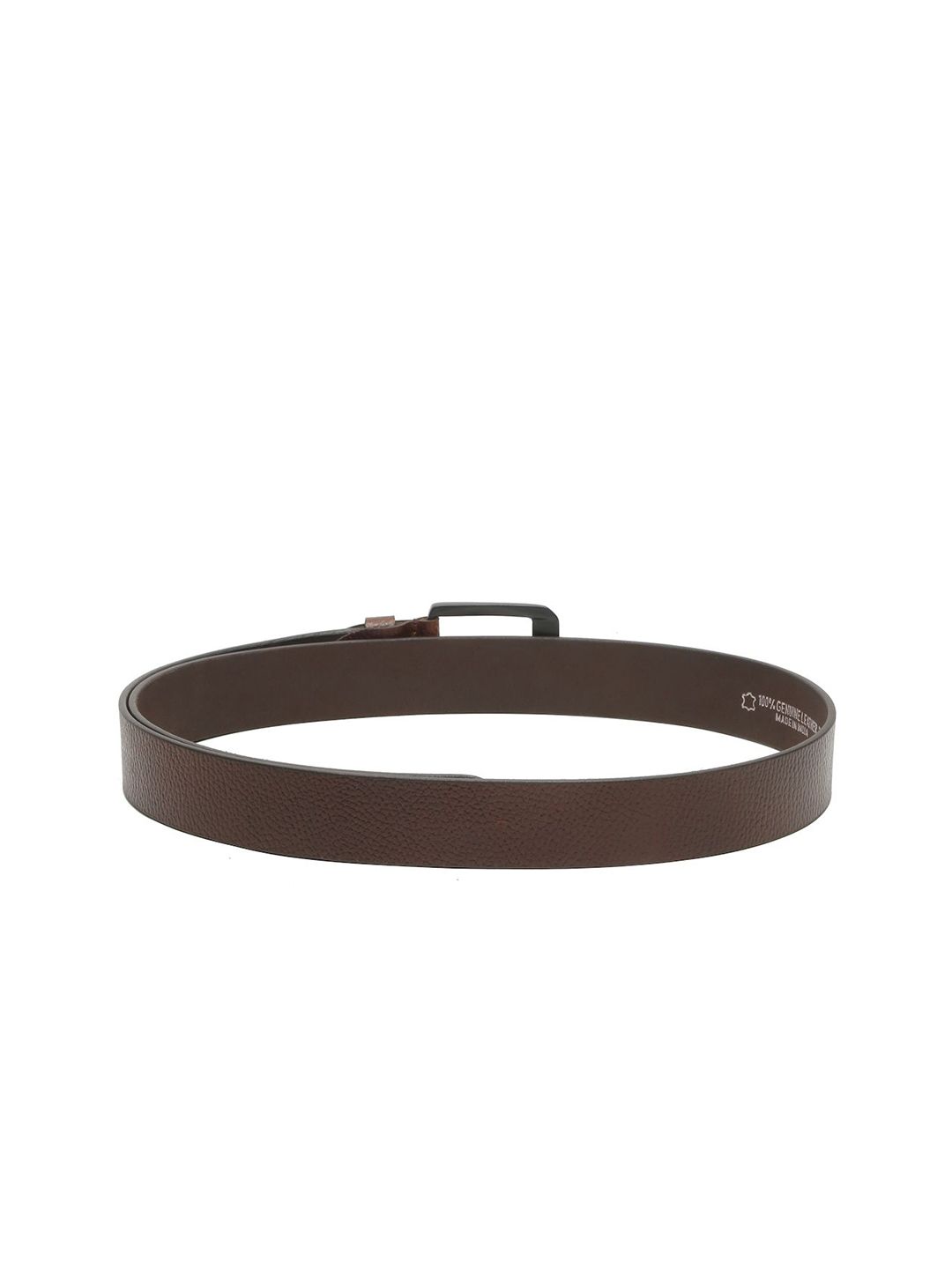 Teakwood Leathers Men Textured Leather Belt