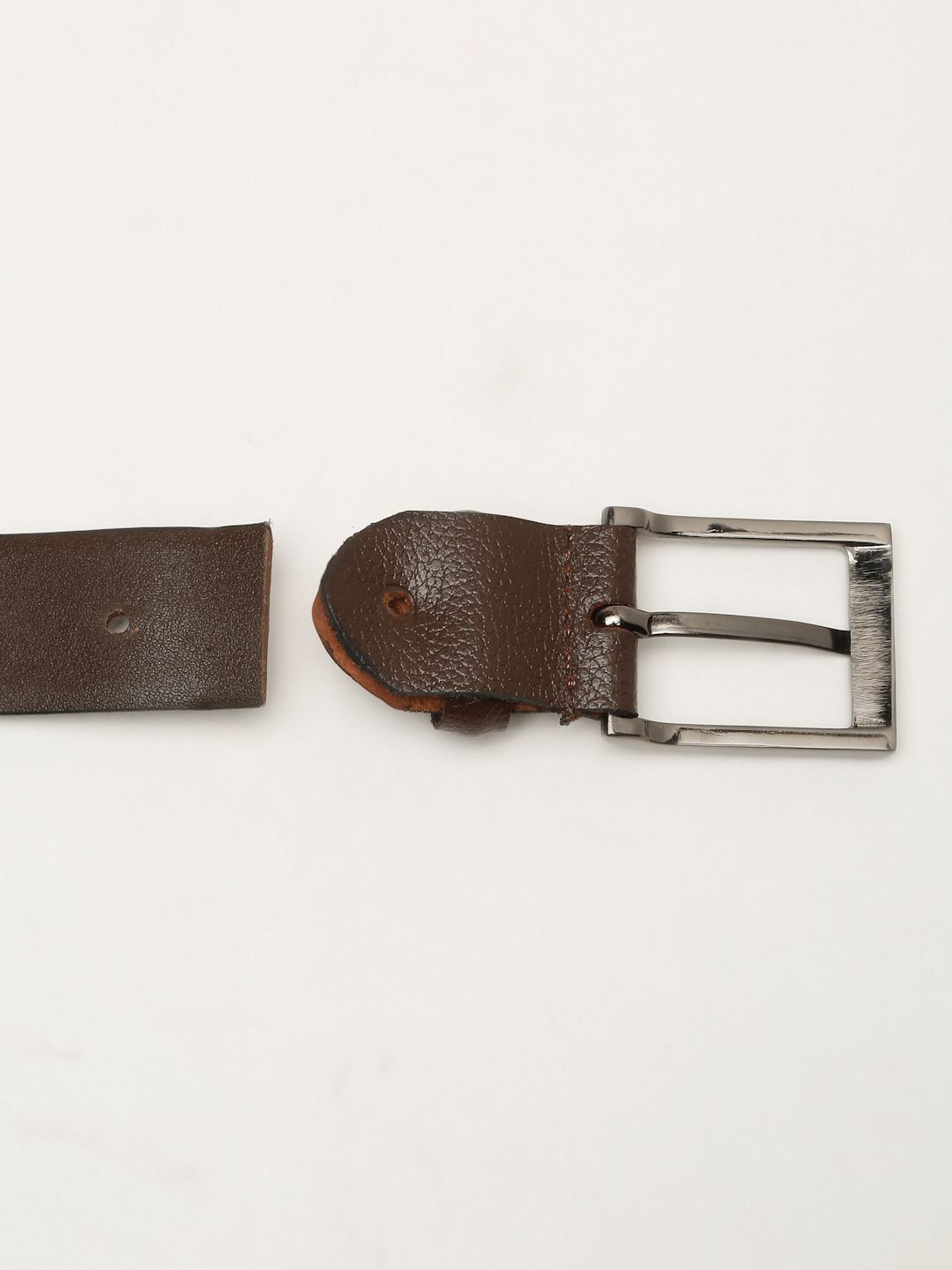 Teakwood Leathers Men Textured Leather Belt