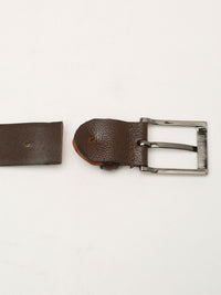 Teakwood Leathers Men Textured Leather Belt