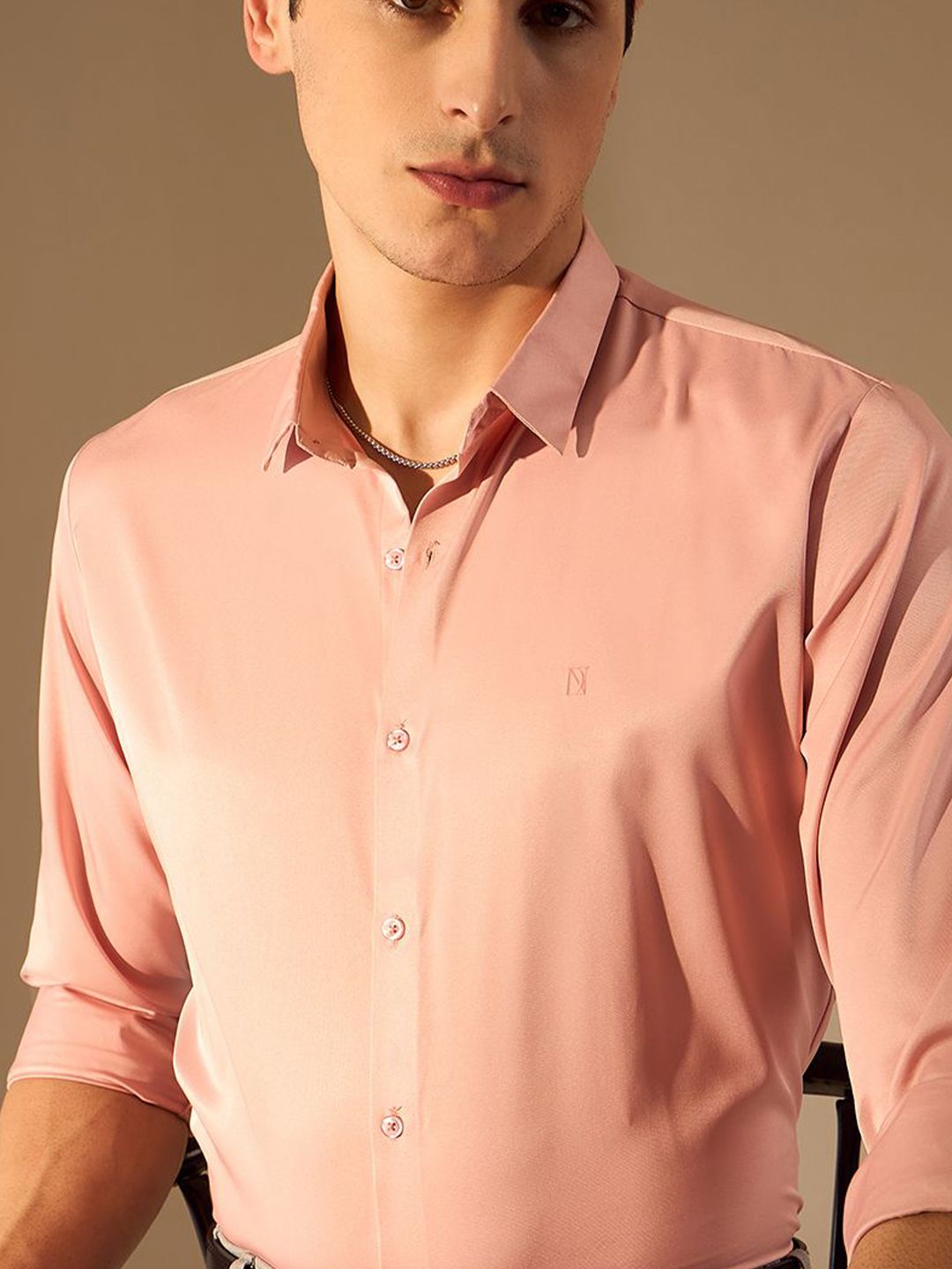 DENNISON Premium Smart Fit Satin Party Shirt