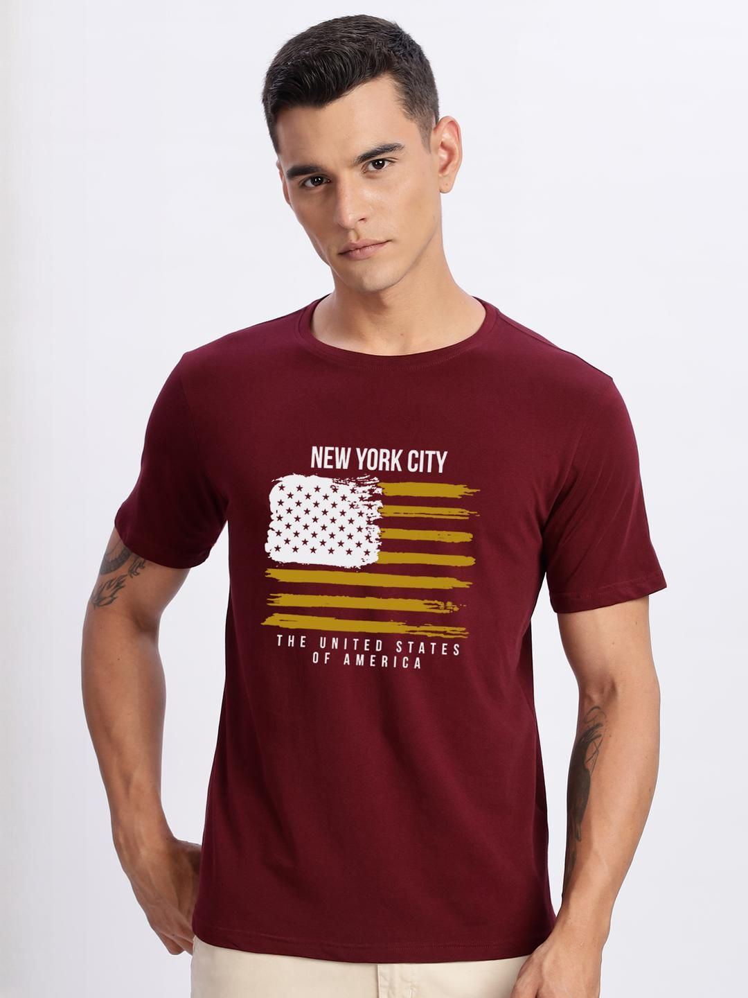 Tshirts ADRO Men Maroon