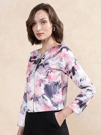 Rareism Women Floral Printed Round Neck Top