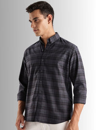 ADRO Standard Tartan Checks Baju Kasual Berpetak