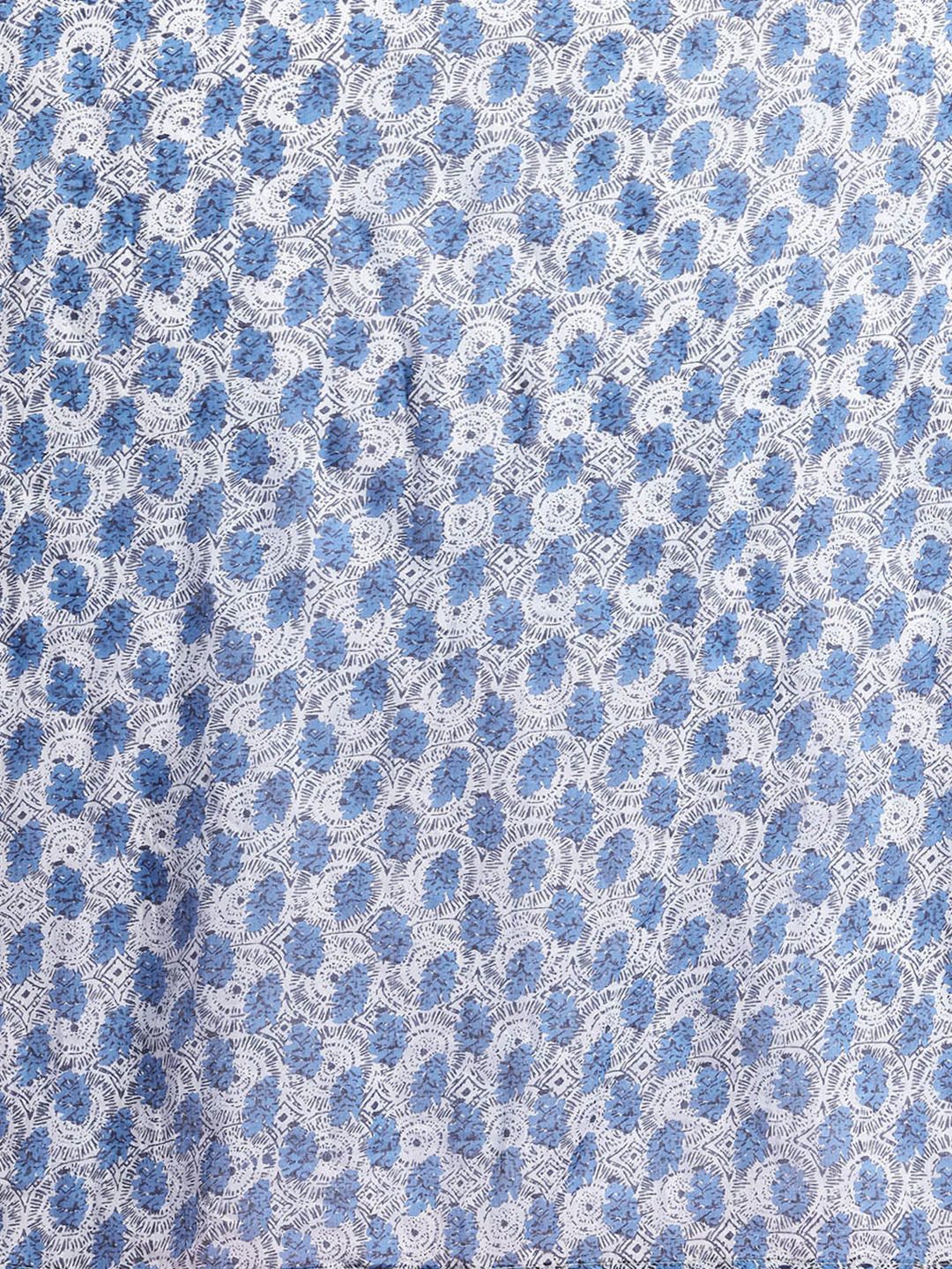 Anouk Floral Printed Kurta with Trousers & With Dupatta
