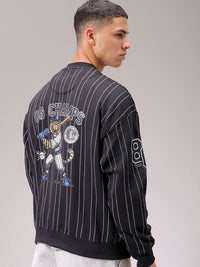 The Indian Garage Co Men Striped Sweatshirt