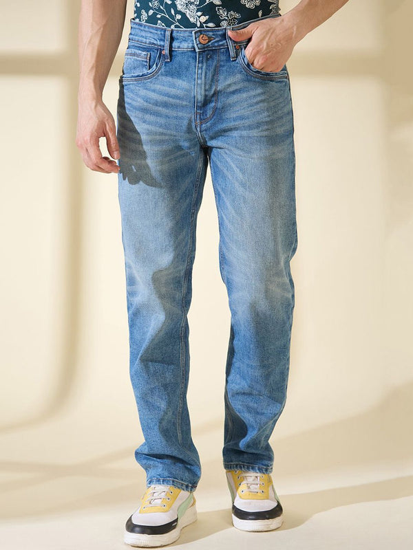 Menjadi seluar jeans lelaki manusia