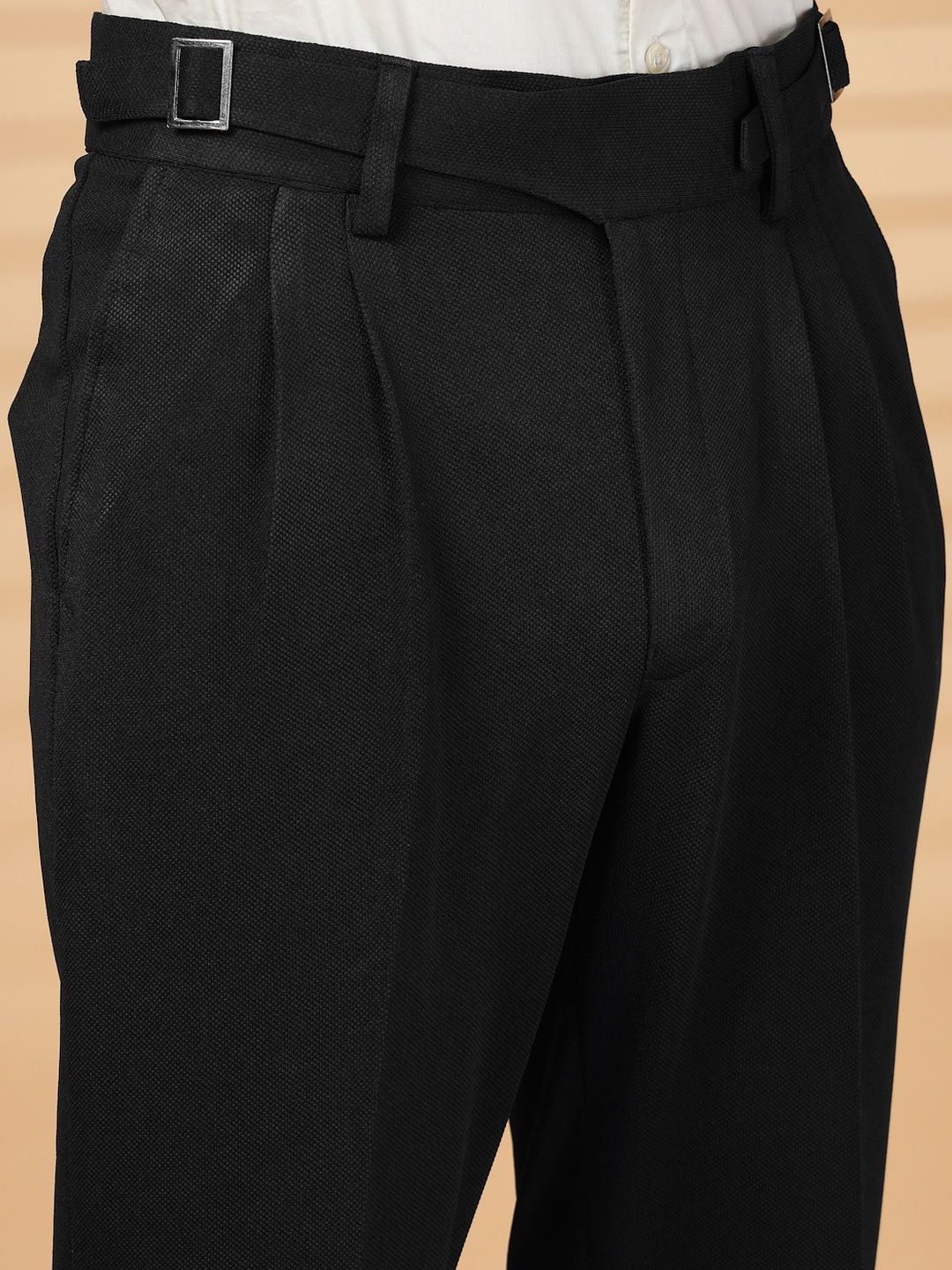 Seluar Formal Formal Lycra Lelaki KLOTTHE Hitam