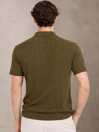 ADRO Men Polo Collar T-shirt