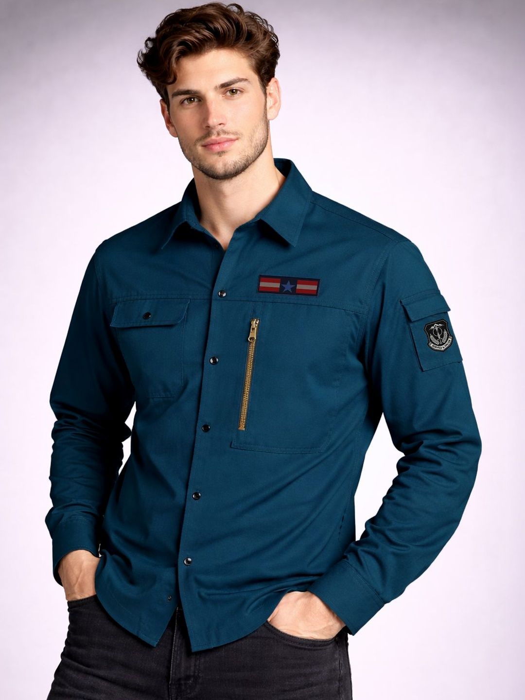 ADRO Men Standard Casual Shirt