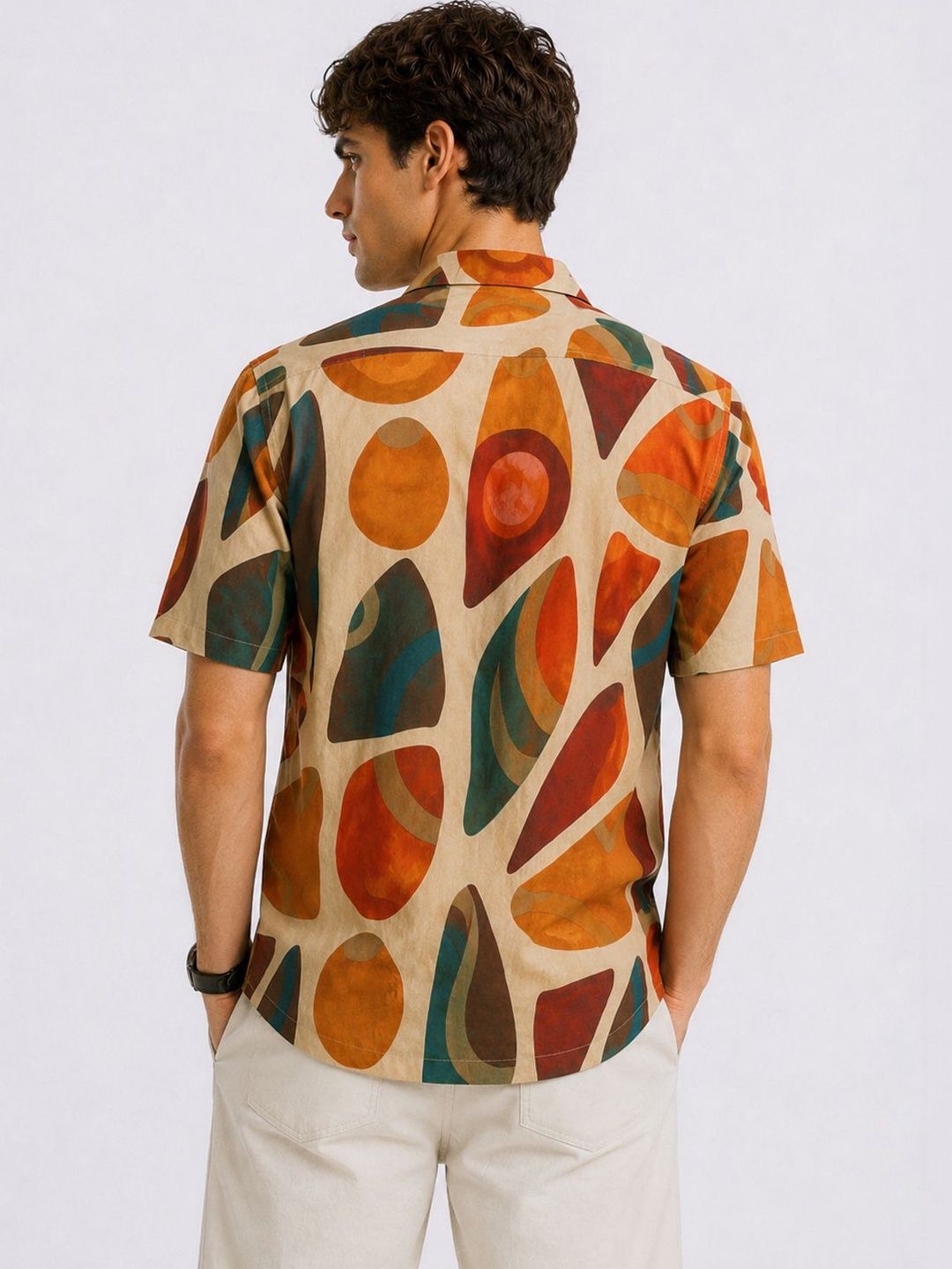 ADRO Men Relaxed Printed Casual Shirt