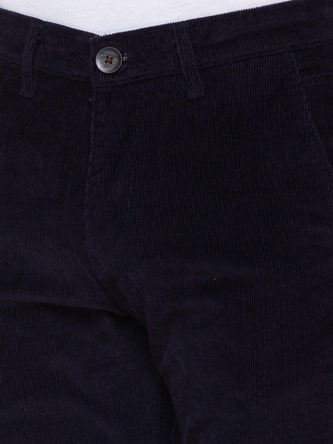 SPYKAR Men Blue Straight Fit Chinos Trousers