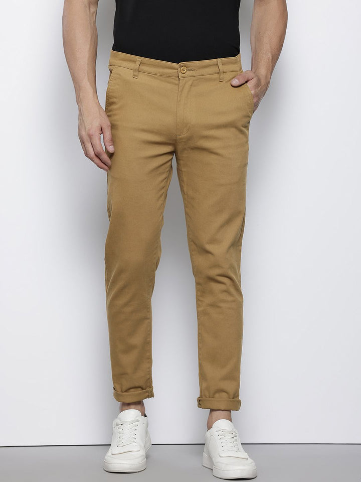 The Indian Garage Co Men Slim Fit Chinos