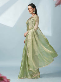 Tikhi Imli Sequinned Satin Saree