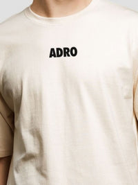 ADRO Lelaki Baju T-Shirt Bersaiz Besar Kapas Lengan Jatuh Bercetak Grafik