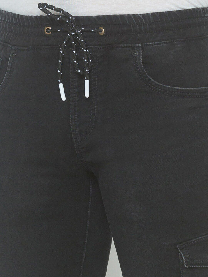SPYKAR Men Black Slim Fit High-Rise Jeans