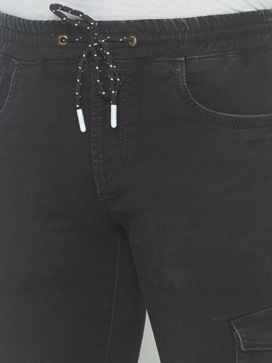 SPYKAR Men Black Slim Fit High-Rise Jeans