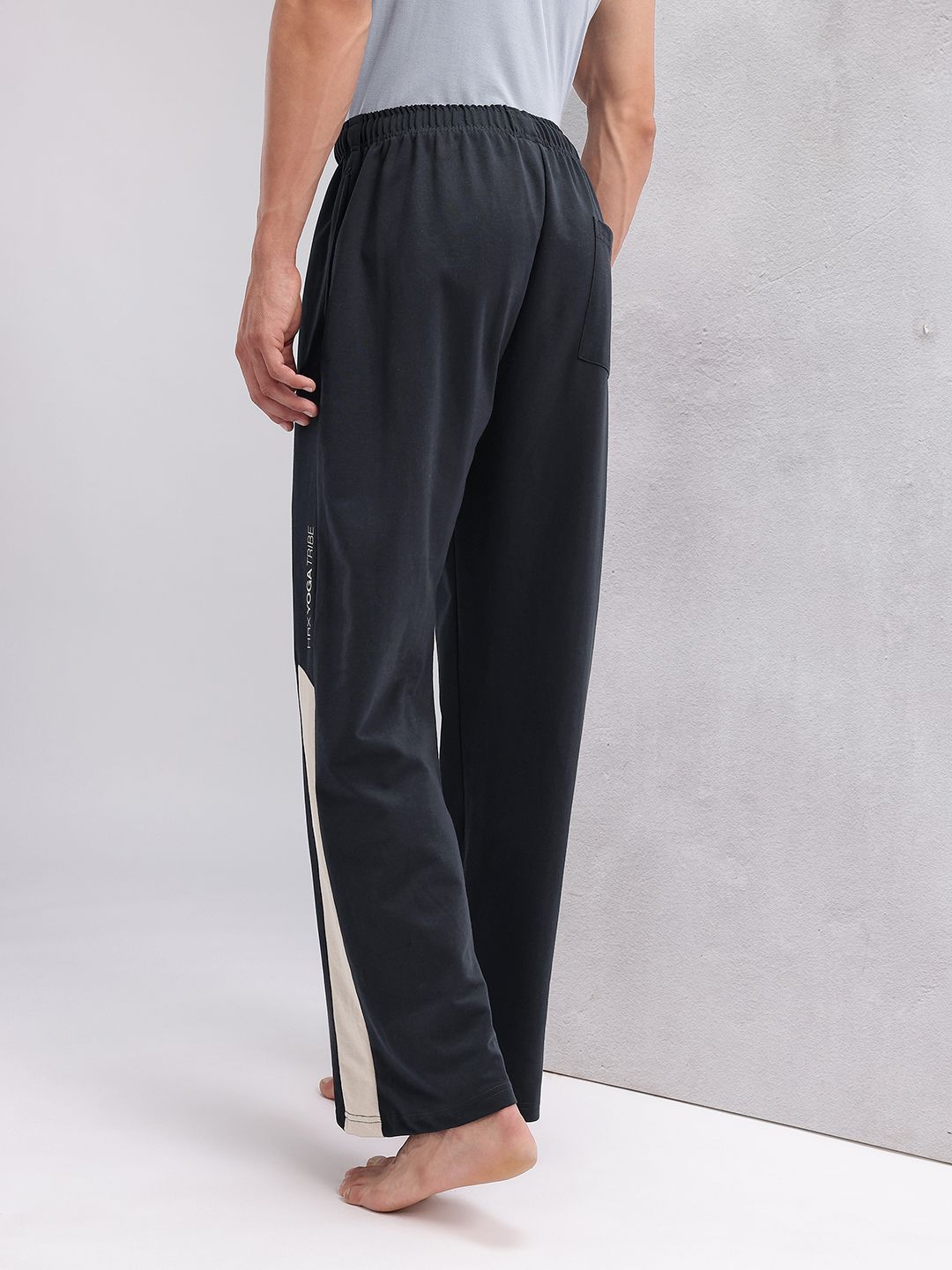 HRX by Hrithik Roshan Men Side Contrast Detail Yoga Track Pants