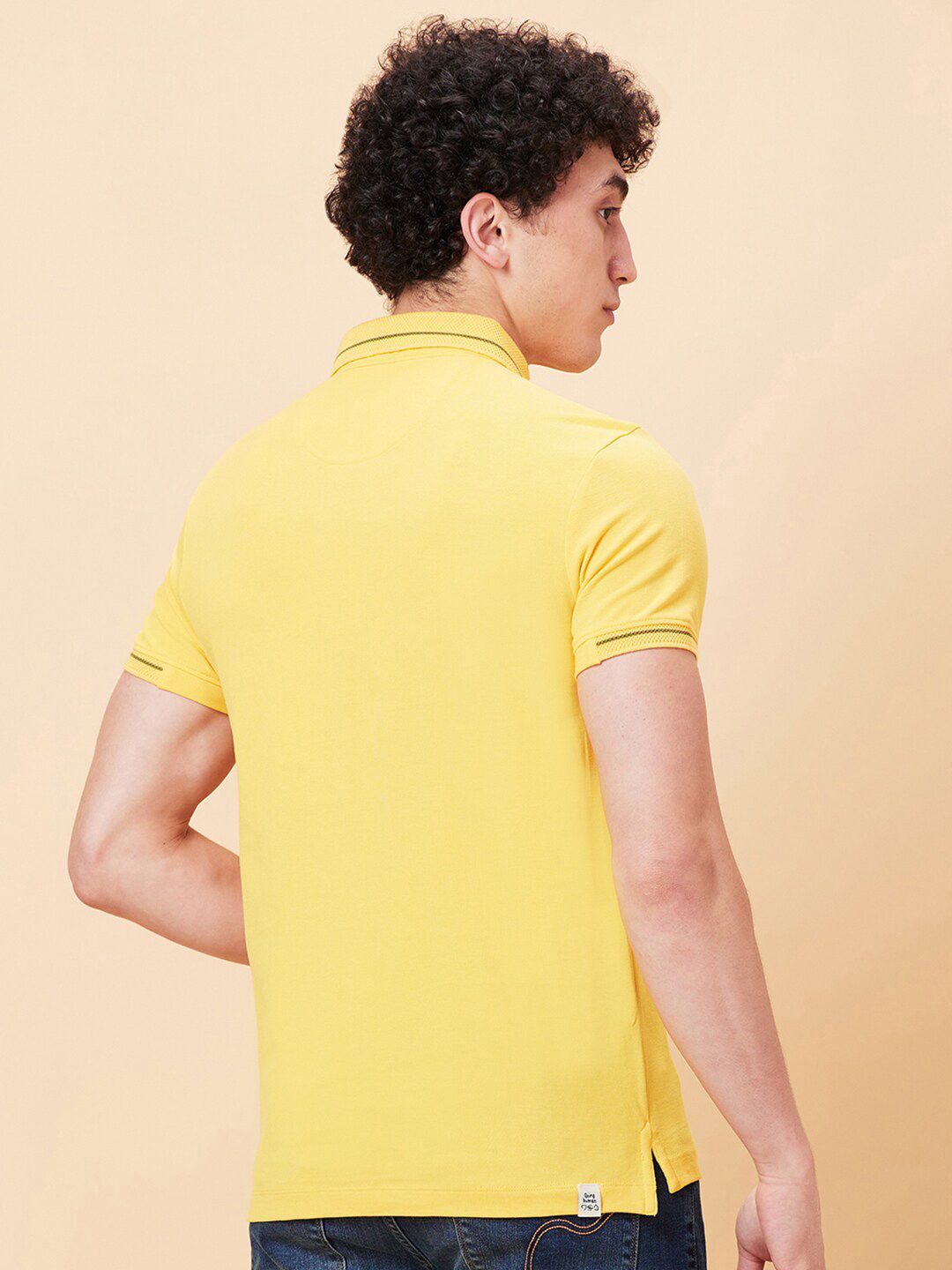 Being Human Polo Collar Short Sleeves Cotton T-shirt