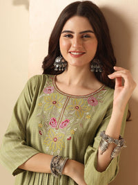 Anouk Round Neck Embroidered Top