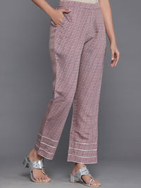 Libas Floral Printed Empire Gotta Patti Kurta with Palazzos & With Dupatta