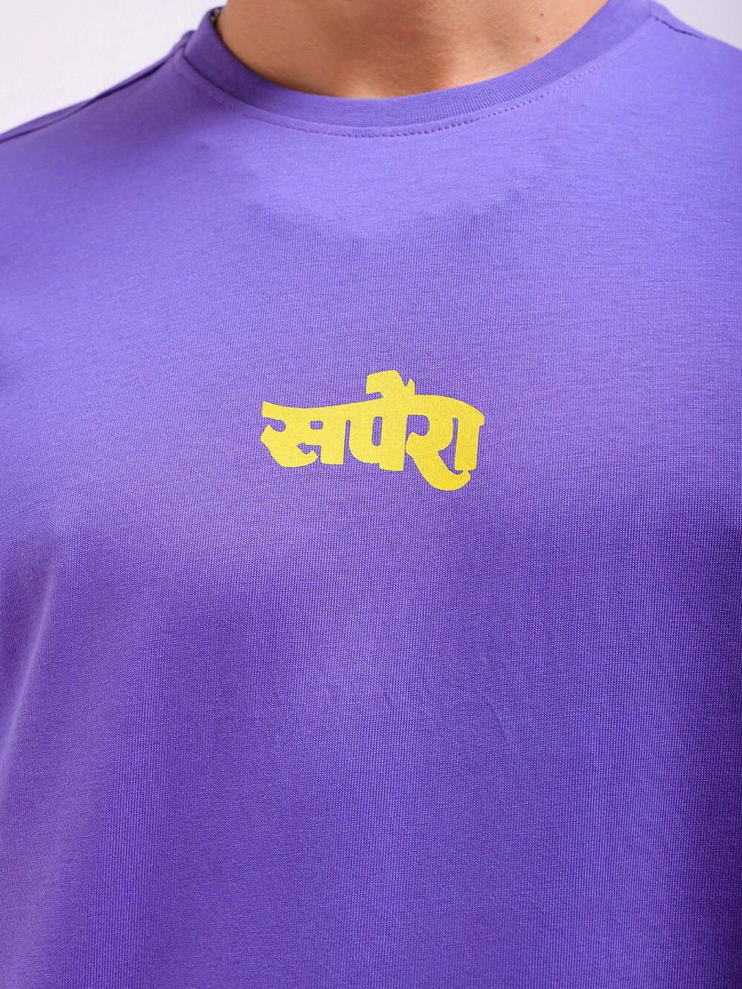 The Indian Garage Co Men Graphic Printed Round Neck Slim Fit T-shirt