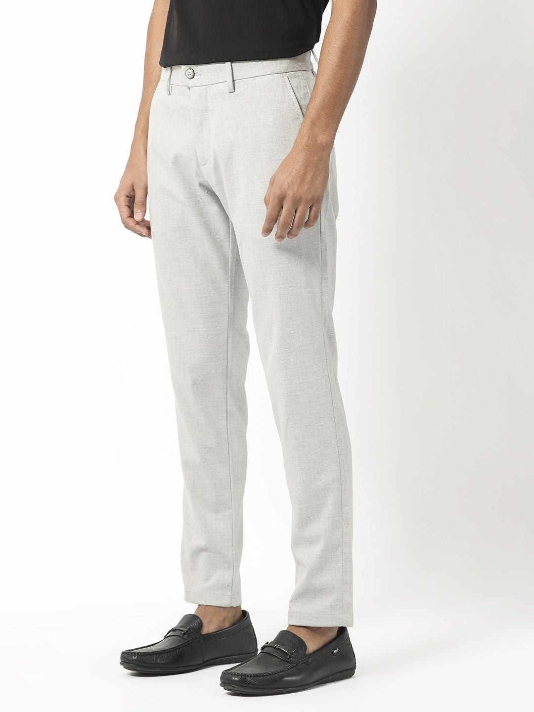 RARE RABBIT Men Regular Fit Mid-Rise Casual Trousers