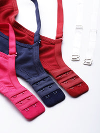 DressBerry Pack Of 3 Solid T-Shirt Bra