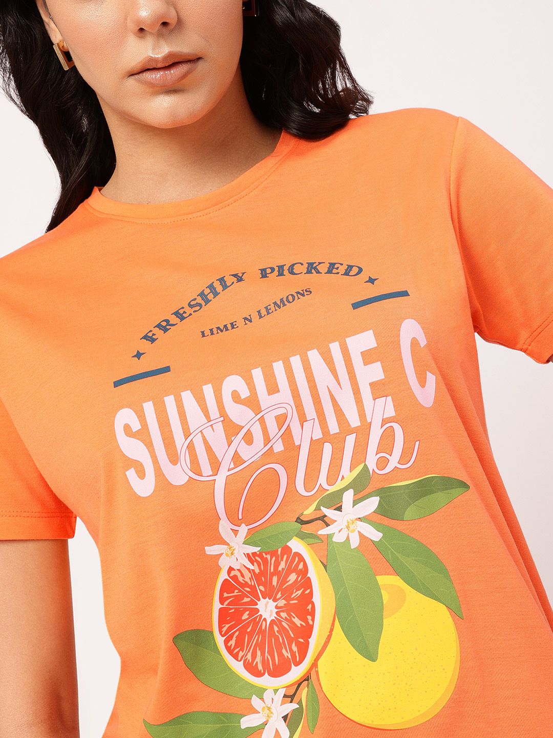 DressBerry Modern Muse Printed T-shirt