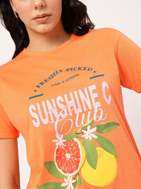 DressBerry Modern Muse Printed T-shirt