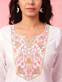 Anouk Women Thread Work Kurta