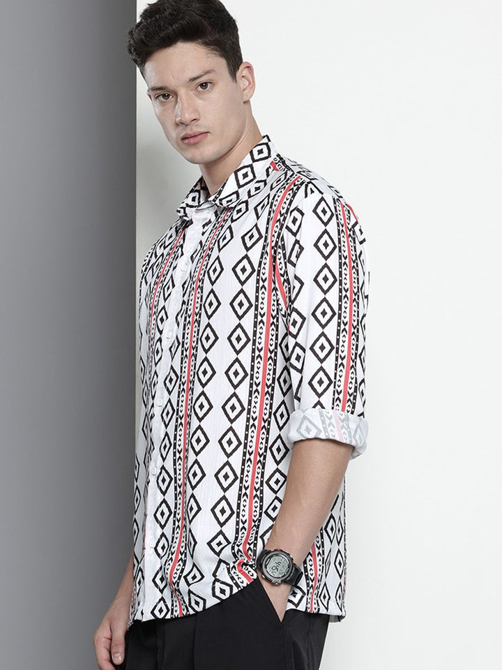The Indian Garage Co Opaque Printed Relaxed Fit Casual Shirt