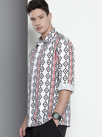 The Indian Garage Co Opaque Printed Relaxed Fit Casual Shirt