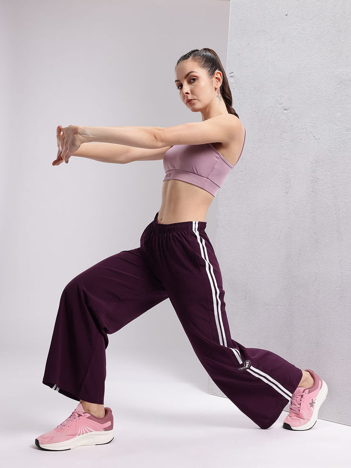 HRX by Hrithik Roshan Women Rapid Dry Side-Striped Training Track Pants