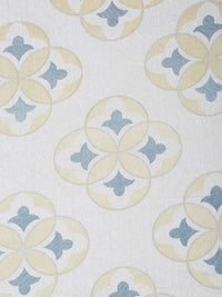 KLOTTHE White Floral Pure Cotton 400 TC Fitted King Superfine Bedsheet dengan 2 Sarung Bantal-98 x 89 inci