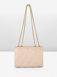 DressBerry Quilted Shoulder Bag with Studded Detail