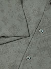 Thomas Scott Men Smart Slim Fit Cutaway Collar Geometric Printed Casual Shirt