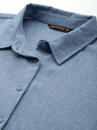 DressBerry Pure Cotton Drop-Shoulder Sleeve Shirt