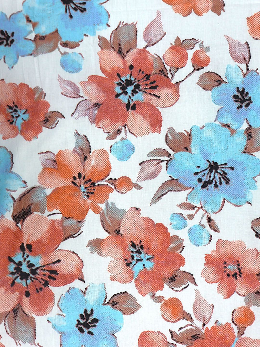 Bombay Dyeing Allure 144 TC 100% Cotton Orange Double King Duvet Cover