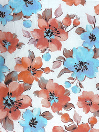 Bombay Dyeing Allure 144 TC 100% Cotton Orange Double King Duvet Cover